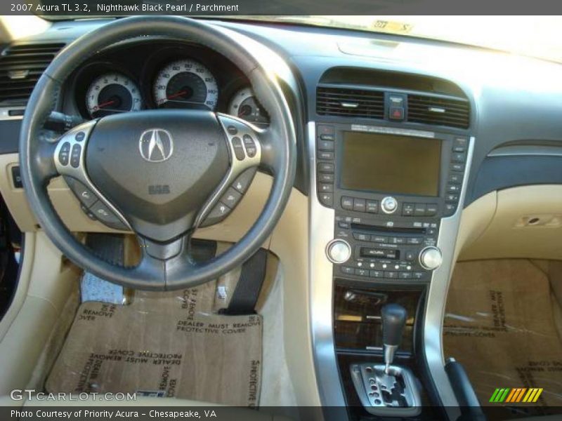 Nighthawk Black Pearl / Parchment 2007 Acura TL 3.2