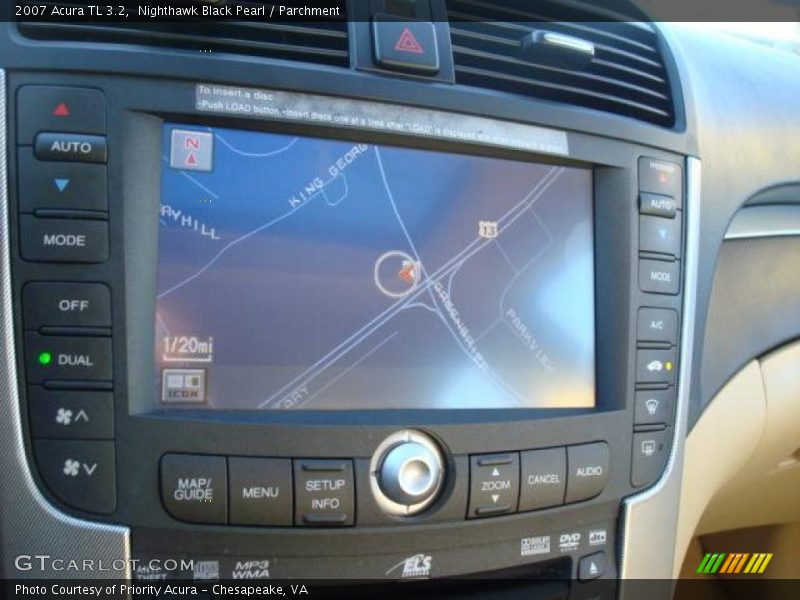 Nighthawk Black Pearl / Parchment 2007 Acura TL 3.2
