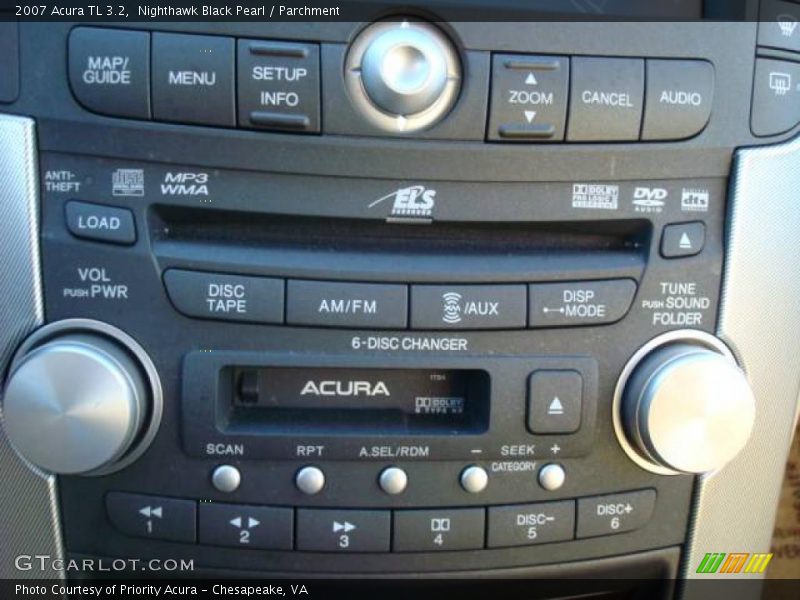 Nighthawk Black Pearl / Parchment 2007 Acura TL 3.2