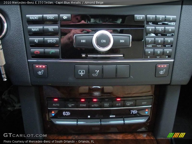 Capri Blue Metallic / Almond Beige 2010 Mercedes-Benz E 350 Sedan