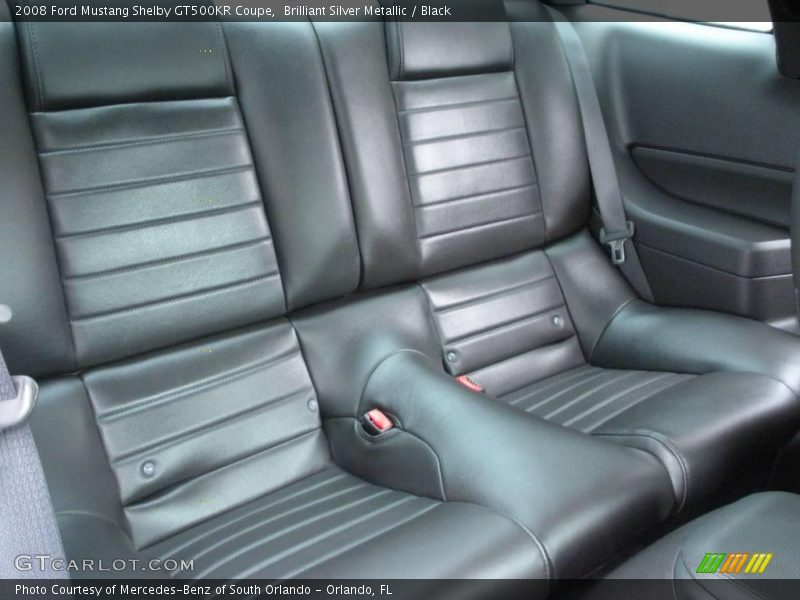Brilliant Silver Metallic / Black 2008 Ford Mustang Shelby GT500KR Coupe