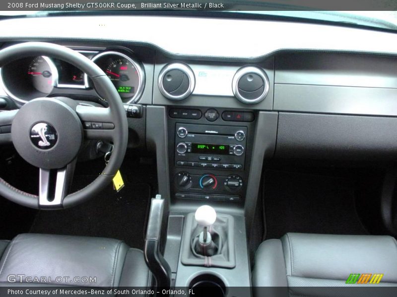 Dashboard of 2008 Mustang Shelby GT500KR Coupe