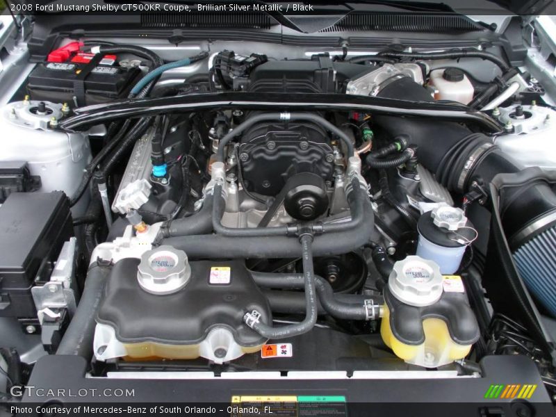  2008 Mustang Shelby GT500KR Coupe Engine - 5.4 Liter KR Supercharged DOHC 32-Valve V8