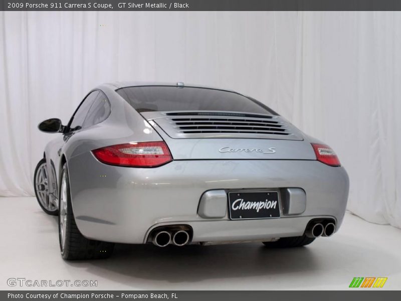 GT Silver Metallic / Black 2009 Porsche 911 Carrera S Coupe