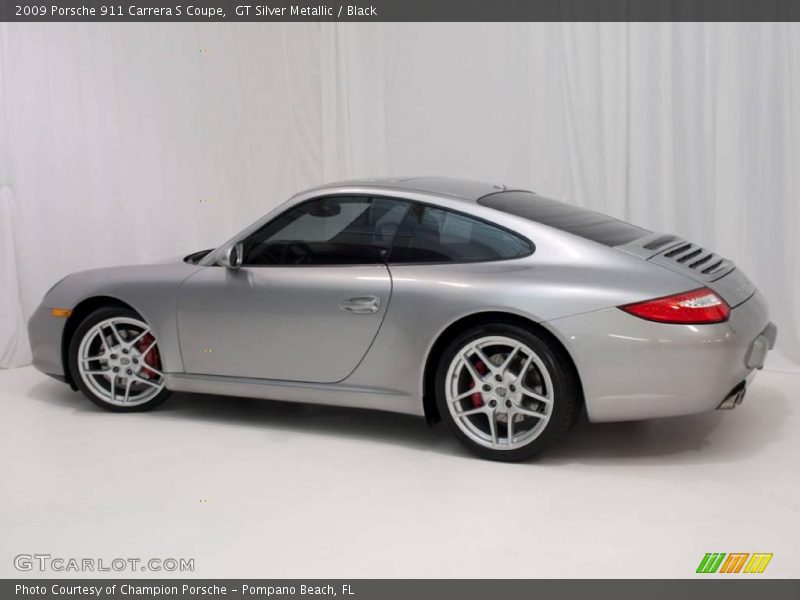 GT Silver Metallic / Black 2009 Porsche 911 Carrera S Coupe