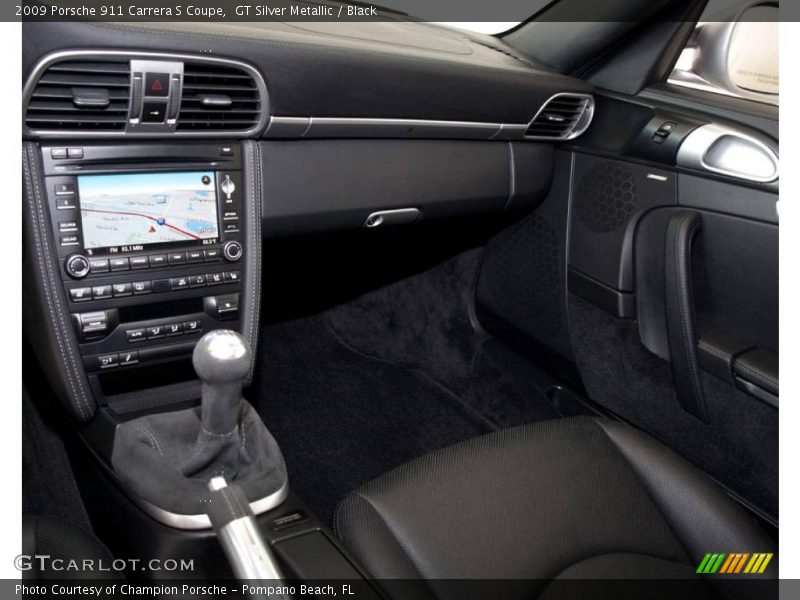 GT Silver Metallic / Black 2009 Porsche 911 Carrera S Coupe