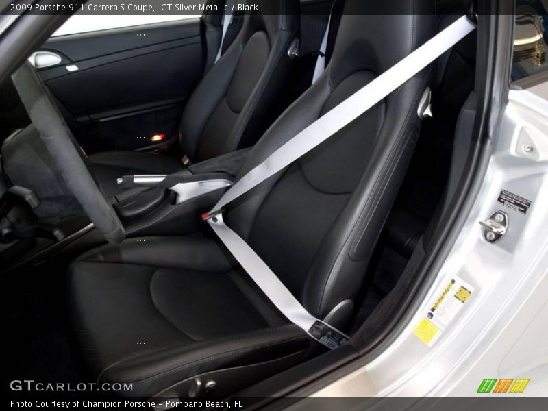GT Silver Metallic / Black 2009 Porsche 911 Carrera S Coupe