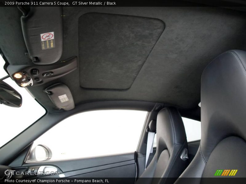 GT Silver Metallic / Black 2009 Porsche 911 Carrera S Coupe
