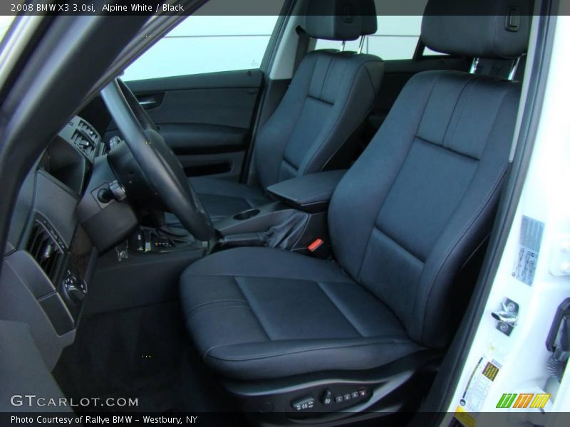 Alpine White / Black 2008 BMW X3 3.0si