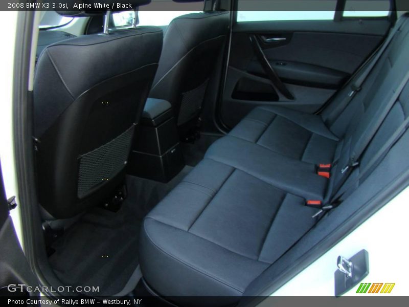 Alpine White / Black 2008 BMW X3 3.0si