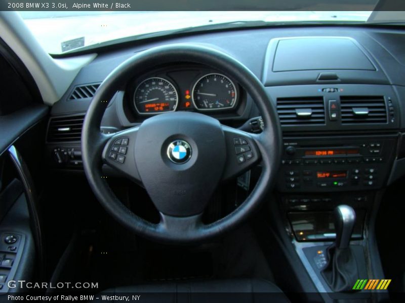 Alpine White / Black 2008 BMW X3 3.0si