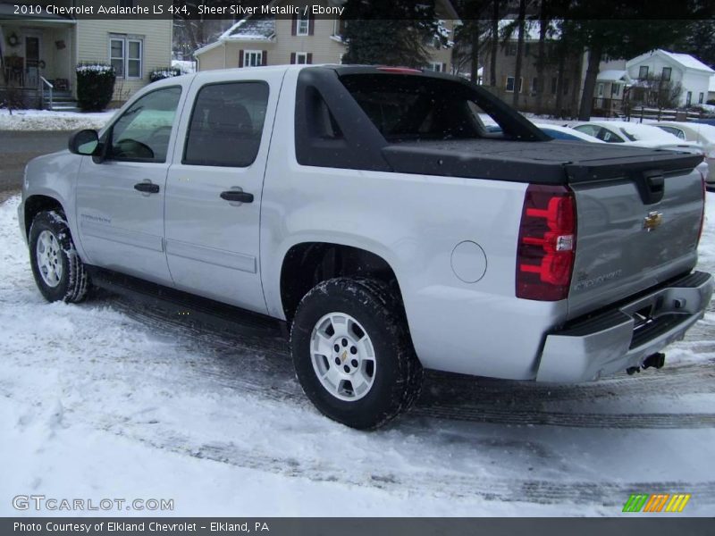 Sheer Silver Metallic / Ebony 2010 Chevrolet Avalanche LS 4x4
