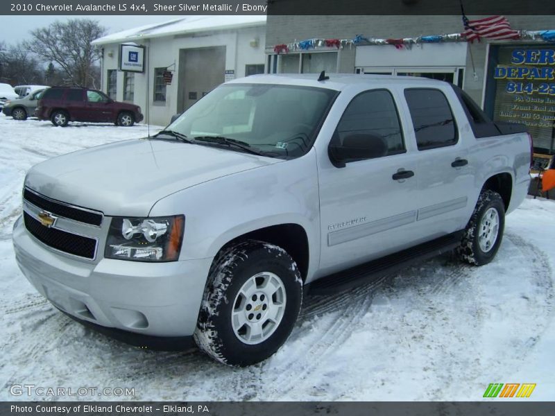 Sheer Silver Metallic / Ebony 2010 Chevrolet Avalanche LS 4x4