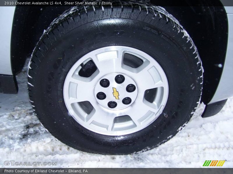 Sheer Silver Metallic / Ebony 2010 Chevrolet Avalanche LS 4x4