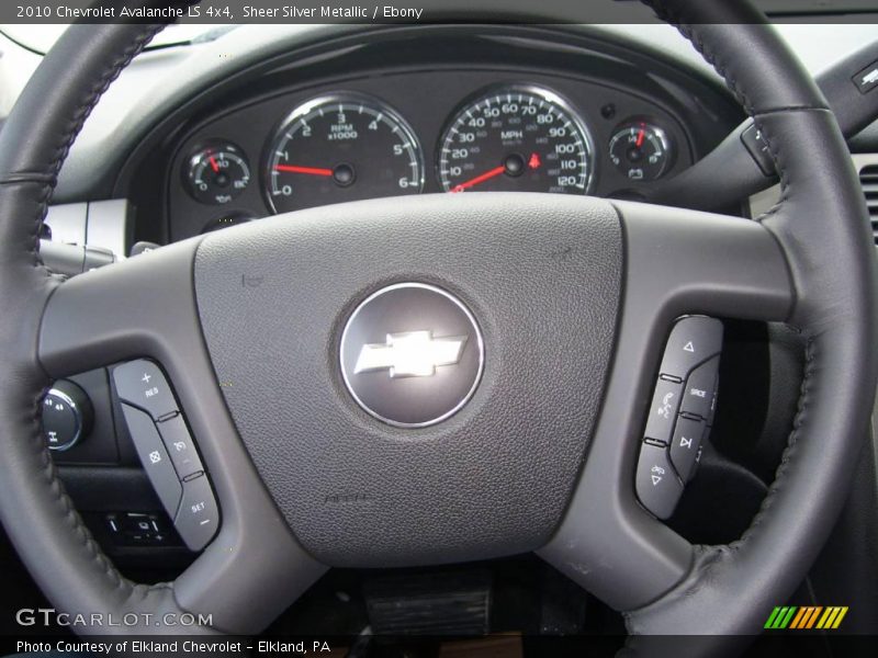 Sheer Silver Metallic / Ebony 2010 Chevrolet Avalanche LS 4x4