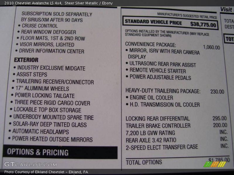 Sheer Silver Metallic / Ebony 2010 Chevrolet Avalanche LS 4x4