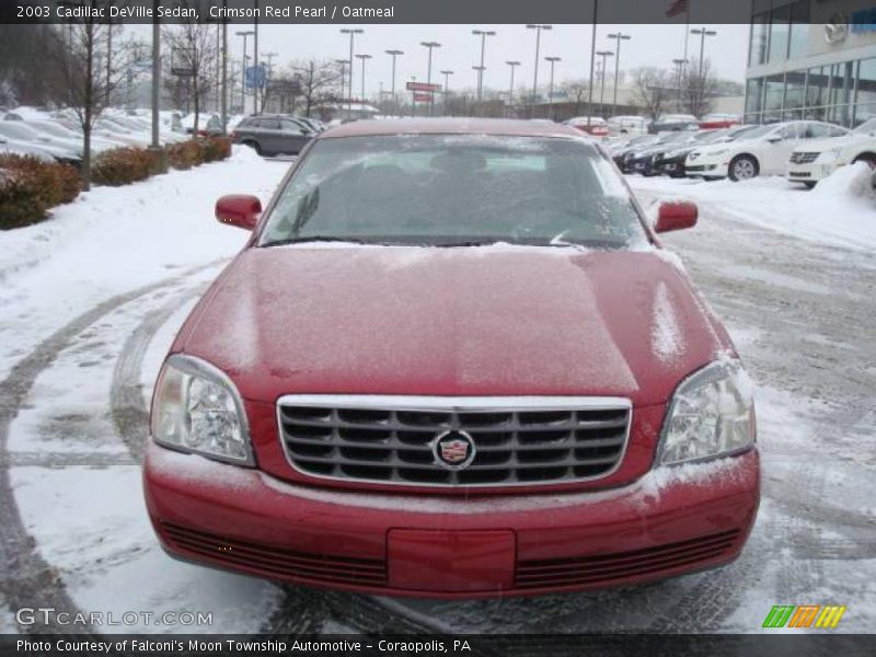 Crimson Red Pearl / Oatmeal 2003 Cadillac DeVille Sedan