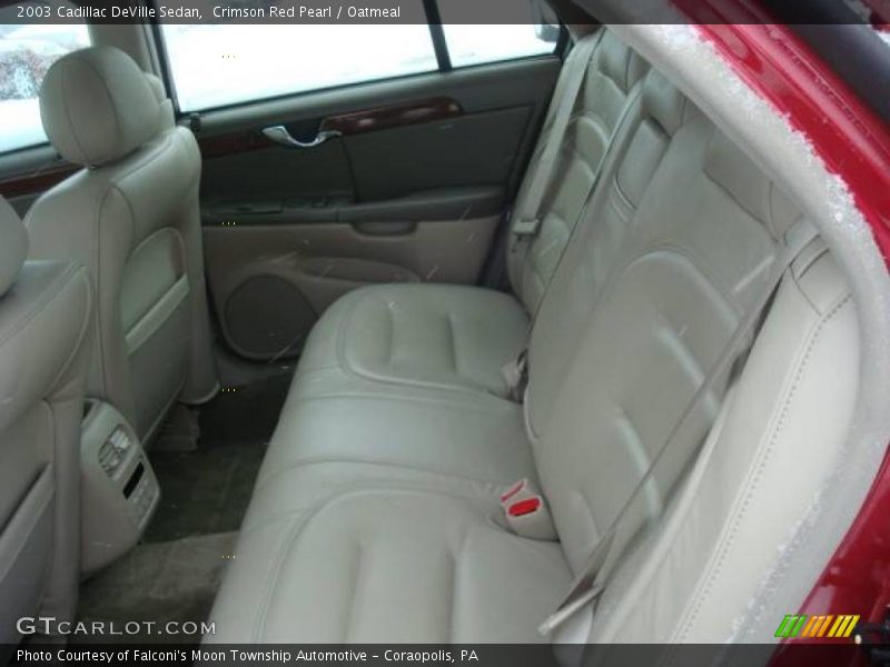 Crimson Red Pearl / Oatmeal 2003 Cadillac DeVille Sedan