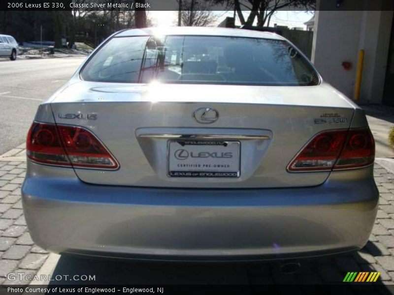 Classic Silver Metallic / Black 2006 Lexus ES 330