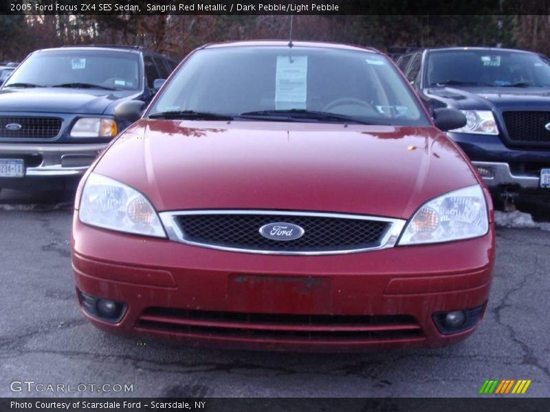 Sangria Red Metallic / Dark Pebble/Light Pebble 2005 Ford Focus ZX4 SES Sedan