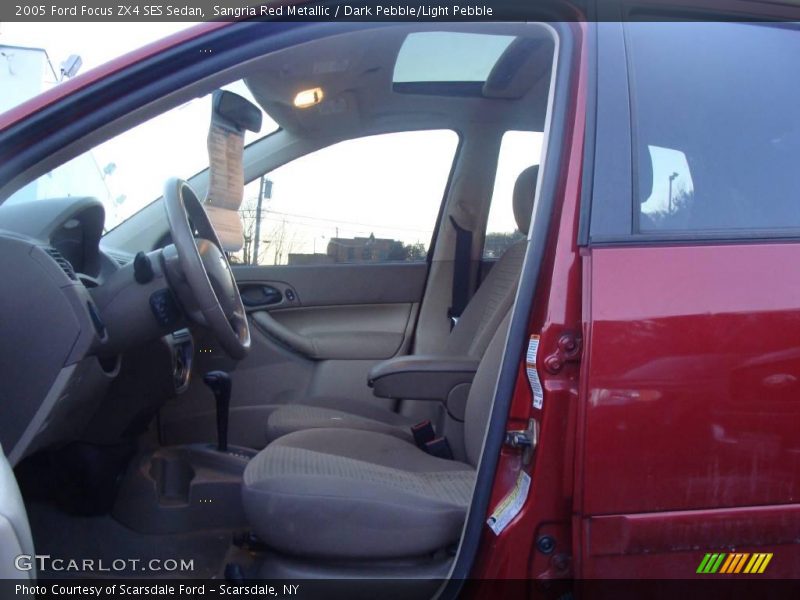 Sangria Red Metallic / Dark Pebble/Light Pebble 2005 Ford Focus ZX4 SES Sedan