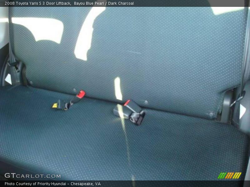 Bayou Blue Pearl / Dark Charcoal 2008 Toyota Yaris S 3 Door Liftback