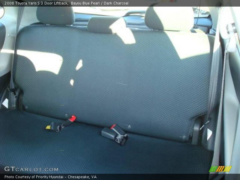 Bayou Blue Pearl / Dark Charcoal 2008 Toyota Yaris S 3 Door Liftback