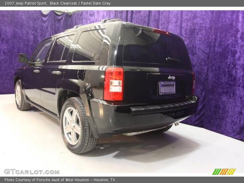 Black Clearcoat / Pastel Slate Gray 2007 Jeep Patriot Sport