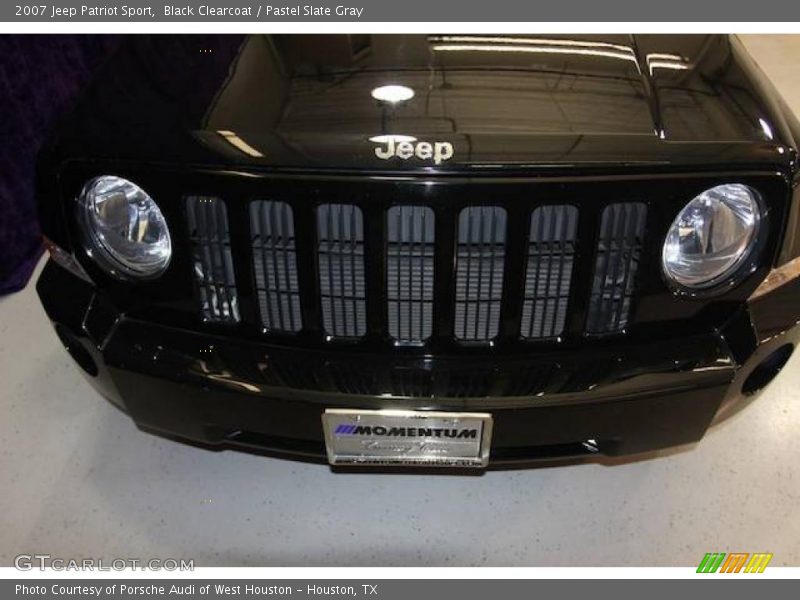 Black Clearcoat / Pastel Slate Gray 2007 Jeep Patriot Sport
