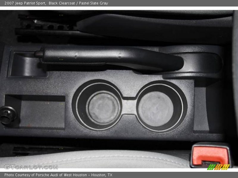 Black Clearcoat / Pastel Slate Gray 2007 Jeep Patriot Sport