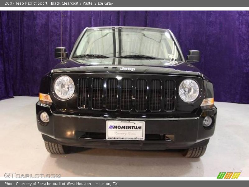 Black Clearcoat / Pastel Slate Gray 2007 Jeep Patriot Sport