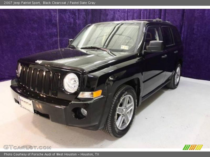 Black Clearcoat / Pastel Slate Gray 2007 Jeep Patriot Sport