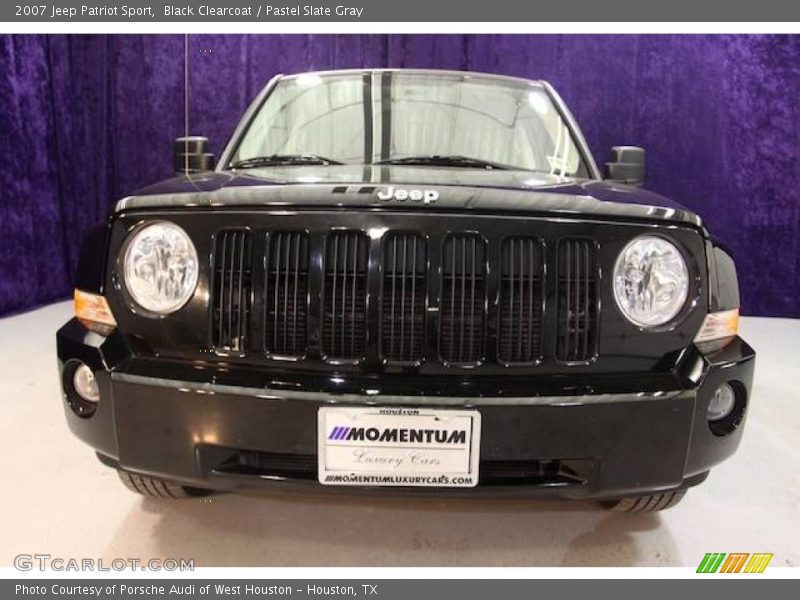 Black Clearcoat / Pastel Slate Gray 2007 Jeep Patriot Sport