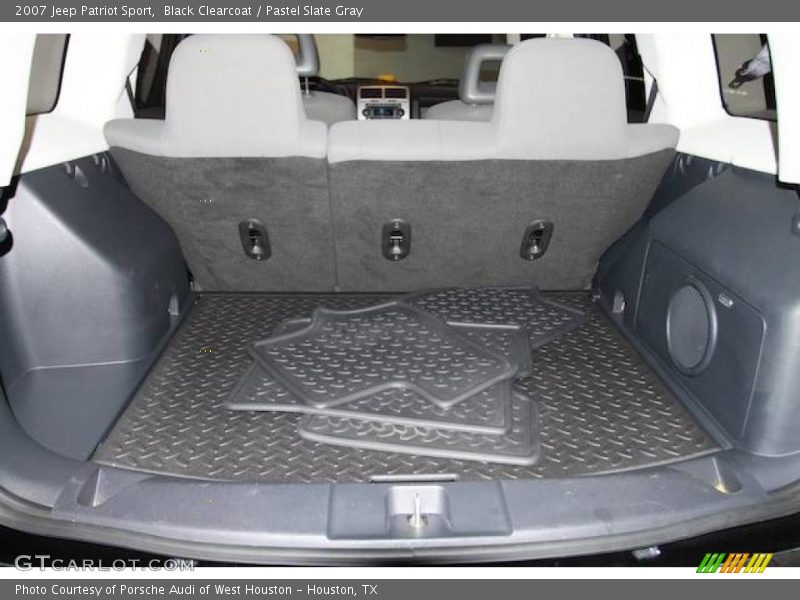 Black Clearcoat / Pastel Slate Gray 2007 Jeep Patriot Sport