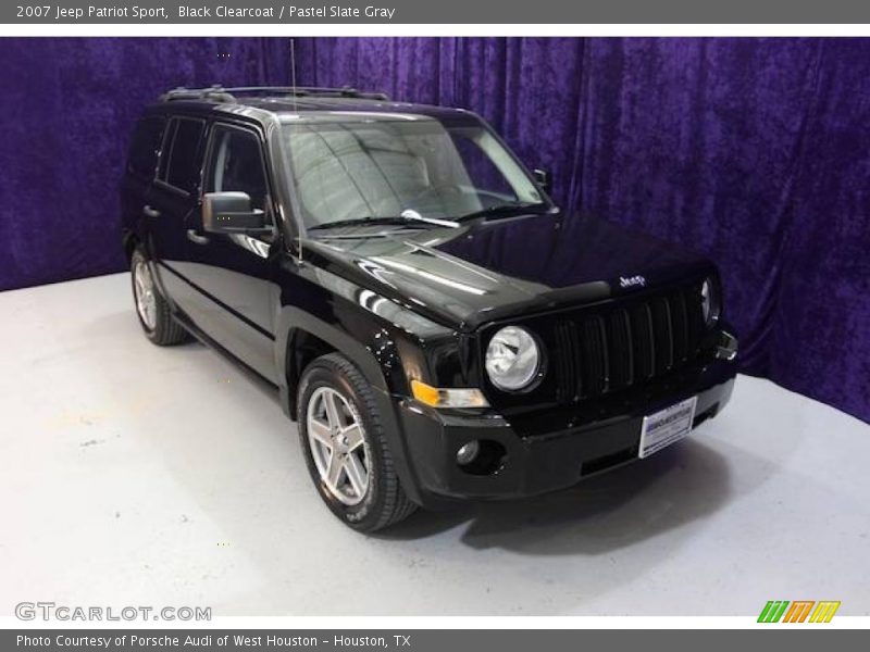 Black Clearcoat / Pastel Slate Gray 2007 Jeep Patriot Sport