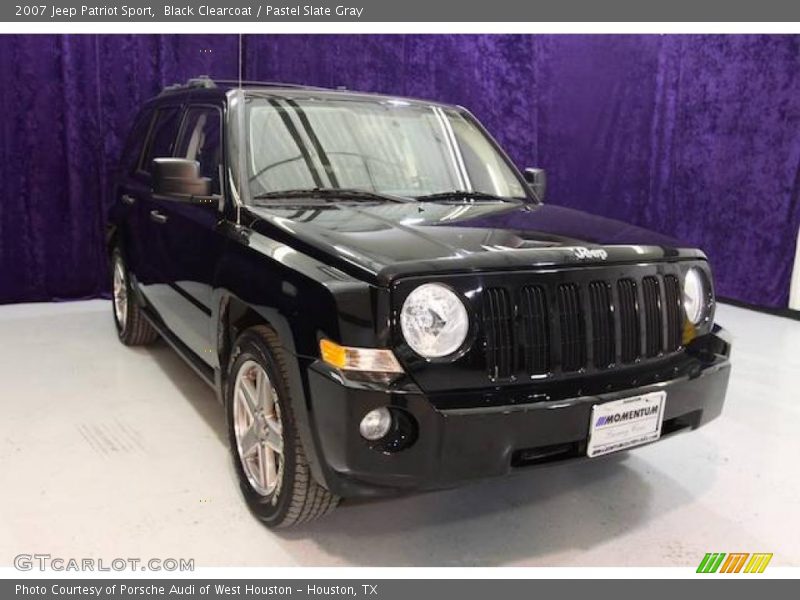 Black Clearcoat / Pastel Slate Gray 2007 Jeep Patriot Sport