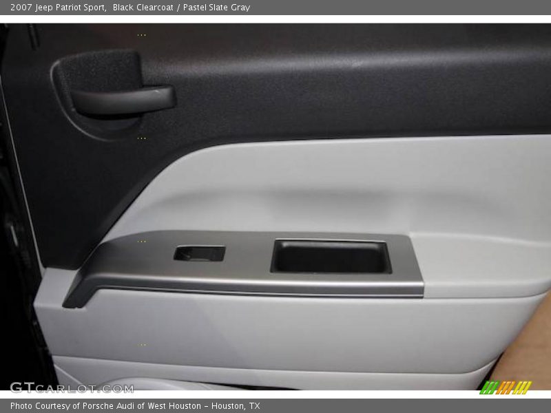 Black Clearcoat / Pastel Slate Gray 2007 Jeep Patriot Sport