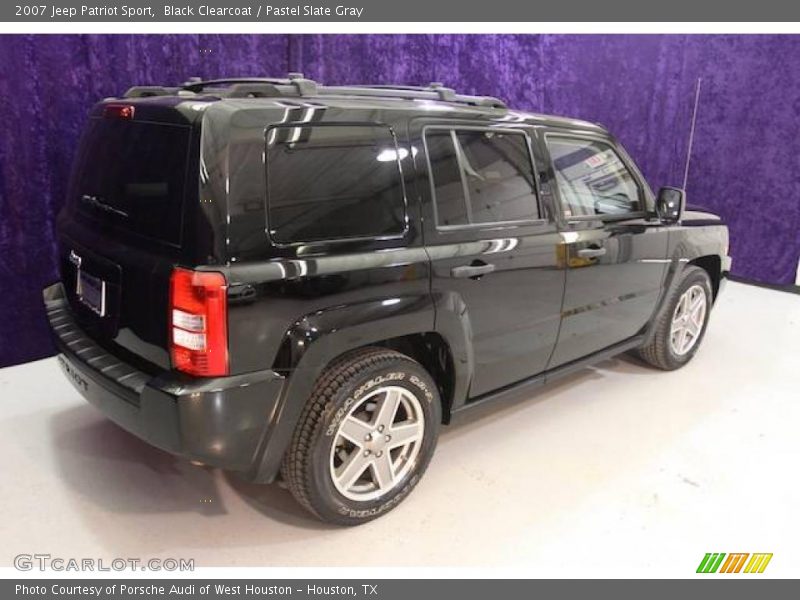 Black Clearcoat / Pastel Slate Gray 2007 Jeep Patriot Sport