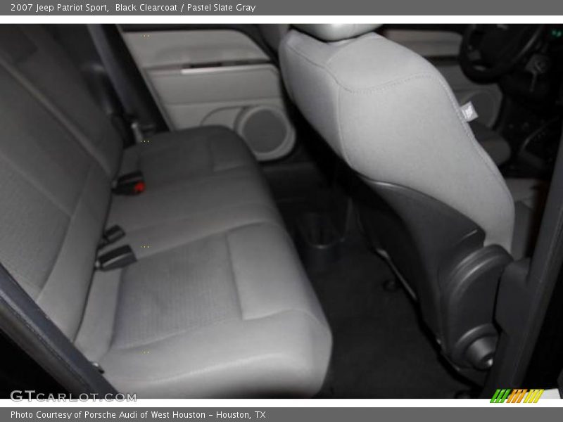 Black Clearcoat / Pastel Slate Gray 2007 Jeep Patriot Sport
