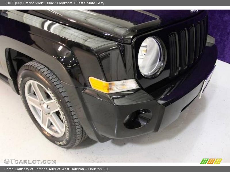 Black Clearcoat / Pastel Slate Gray 2007 Jeep Patriot Sport