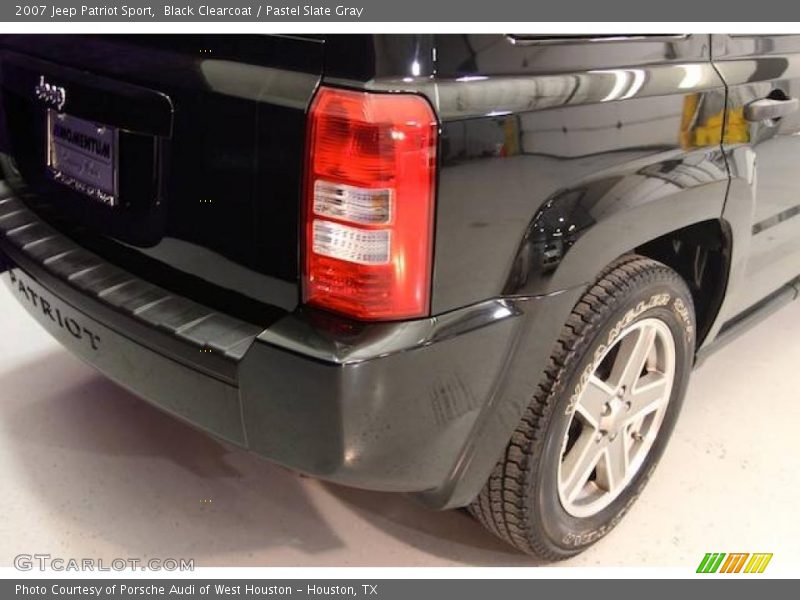 Black Clearcoat / Pastel Slate Gray 2007 Jeep Patriot Sport