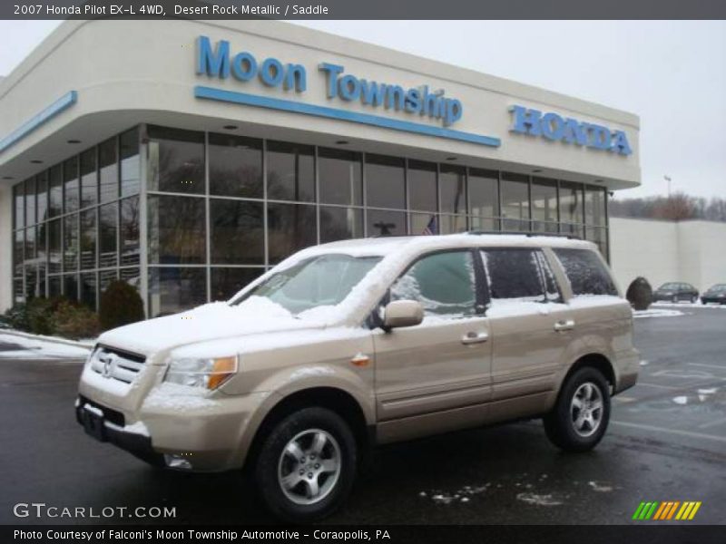Desert Rock Metallic / Saddle 2007 Honda Pilot EX-L 4WD