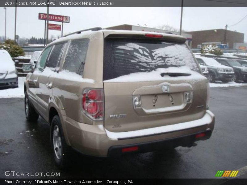 Desert Rock Metallic / Saddle 2007 Honda Pilot EX-L 4WD