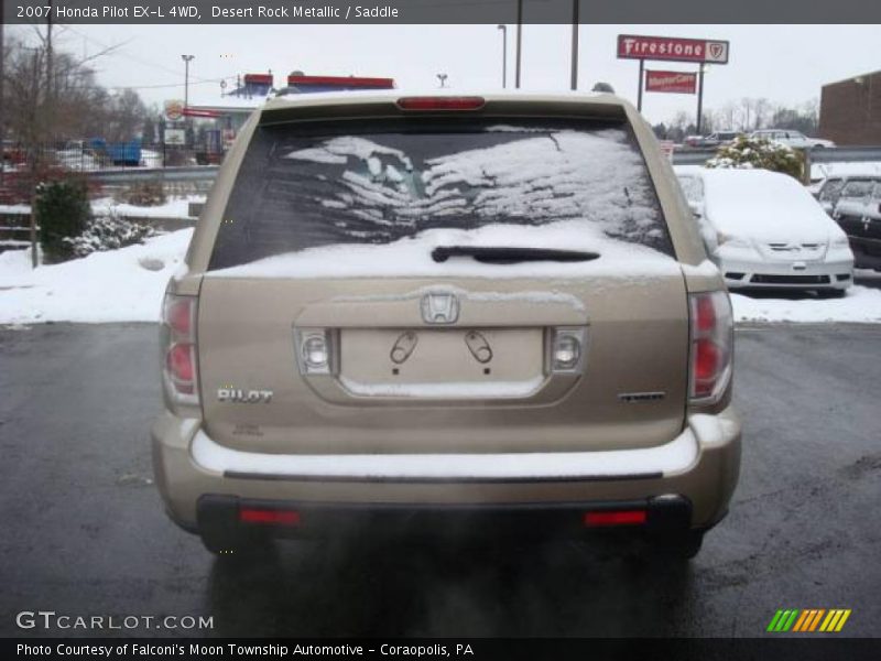 Desert Rock Metallic / Saddle 2007 Honda Pilot EX-L 4WD