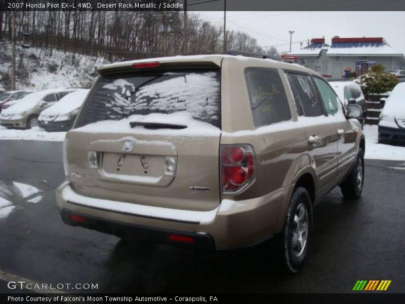 Desert Rock Metallic / Saddle 2007 Honda Pilot EX-L 4WD