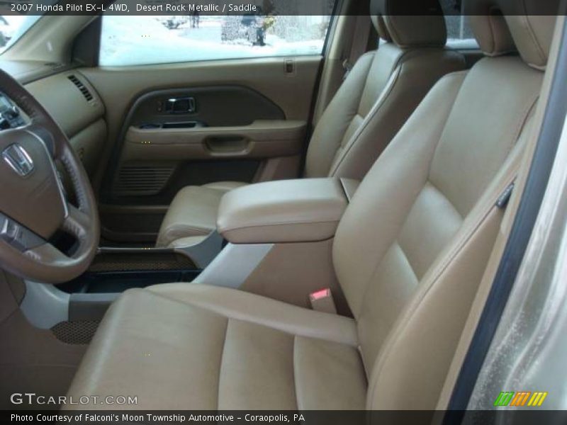 Desert Rock Metallic / Saddle 2007 Honda Pilot EX-L 4WD