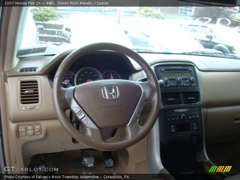 Desert Rock Metallic / Saddle 2007 Honda Pilot EX-L 4WD
