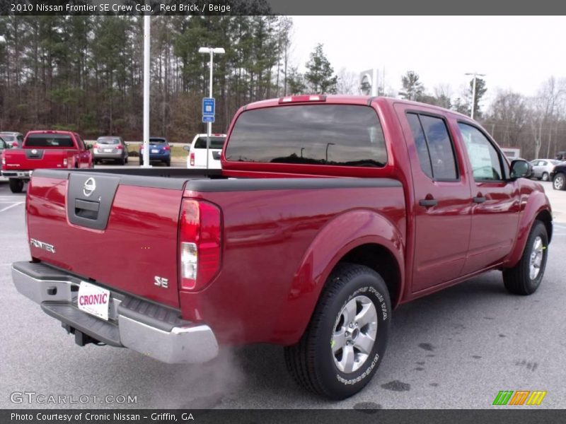 Red Brick / Beige 2010 Nissan Frontier SE Crew Cab