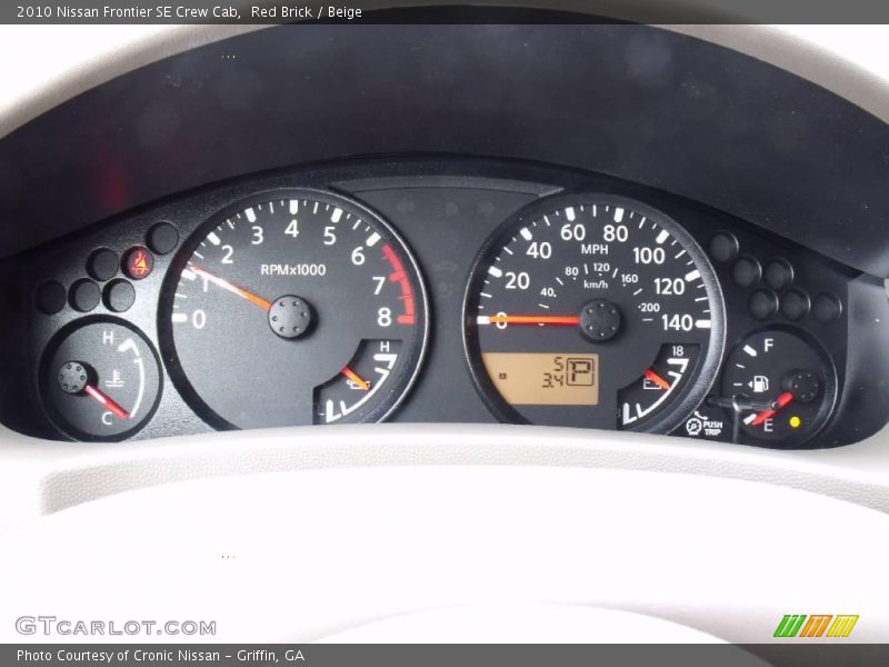 Red Brick / Beige 2010 Nissan Frontier SE Crew Cab