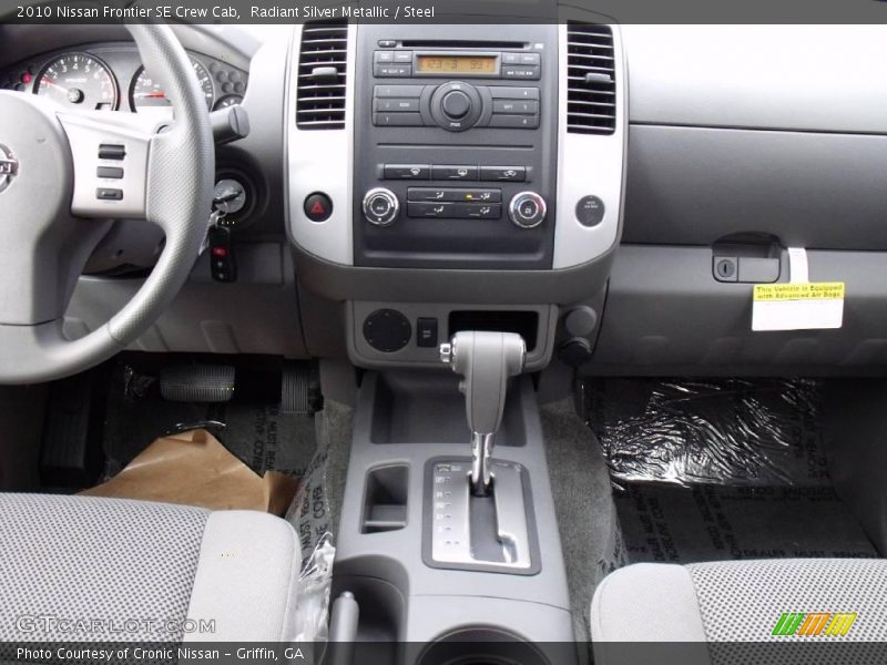 Radiant Silver Metallic / Steel 2010 Nissan Frontier SE Crew Cab